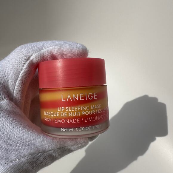 Laneige Lip Sleeping Mask Pink Lemonade Coral Balm NIB Full Size 20g / 0.70 oz - Picture 5 of 15